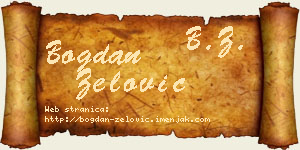 Bogdan Zelović vizit kartica